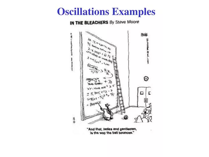 oscillations examples