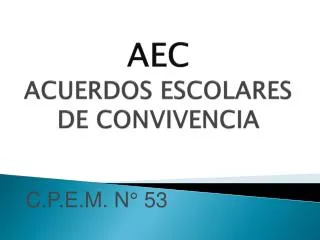 aec acuerdos escolares de convivencia