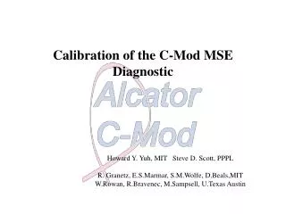 Calibration of the C-Mod MSE Diagnostic