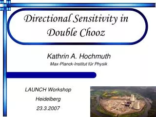 Directional Sensitivity in Double Chooz