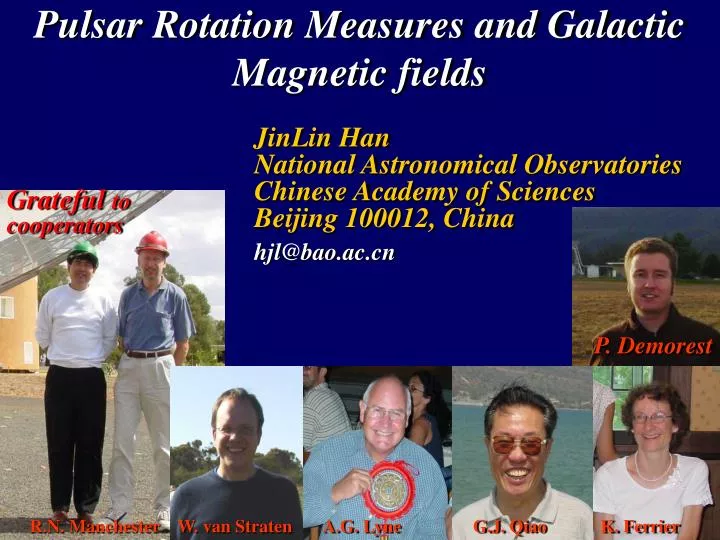 pulsar rotation measures and galactic magnetic fields