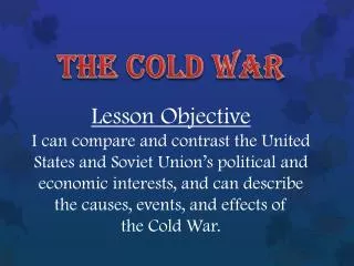 The Cold War