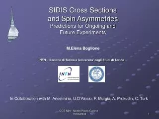 SIDIS Cross Sections and Spin Asymmetries Predictions for Ongoing and Future Experiments
