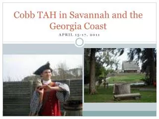Cobb TAH in Savannah and the Georgia Coast