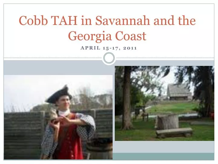 cobb tah in savannah and the georgia coast