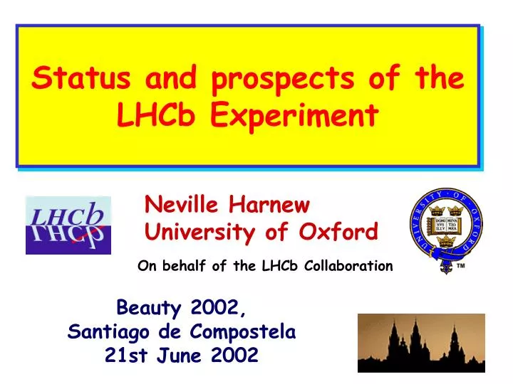 status and prospects of the lhcb experiment