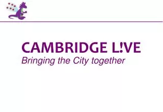 CAMBRIDGE L!VE