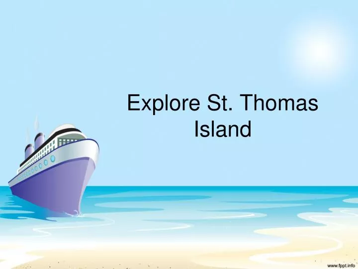 explore st thomas island