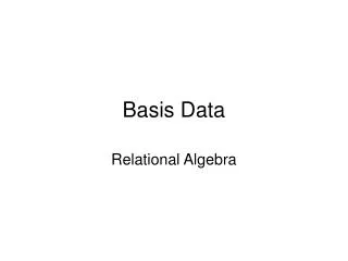 basis data