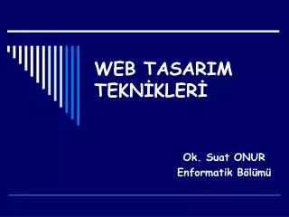web tasarim tekn kler