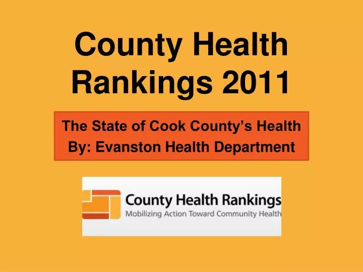 county health rankings 2011