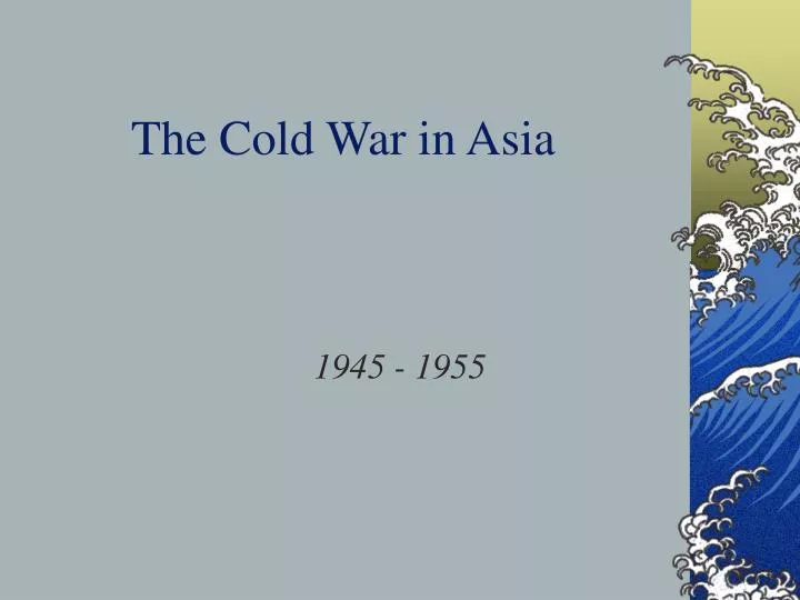 the cold war in asia