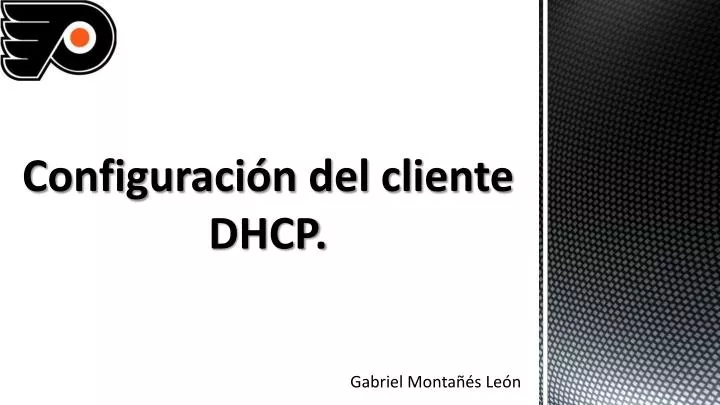 configuraci n del cliente dhcp