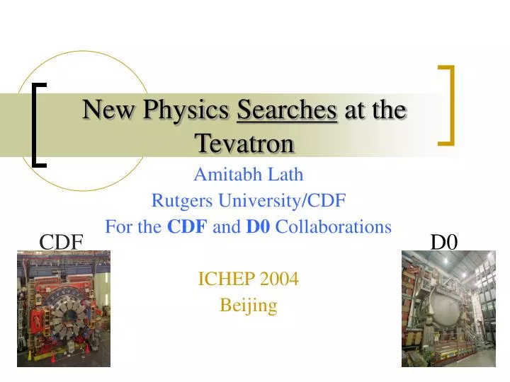 new physics searches at the tevatron
