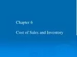 Chapter 6 Cost of Sales and Inventory - slide 1