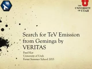 Search for TeV Emission from Geminga by VERITAS