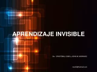 aprendizaje invisible