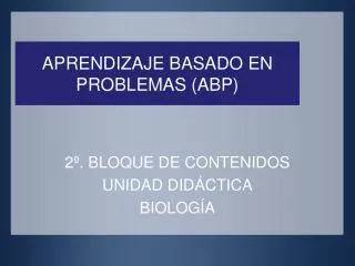 aprendizaje basado en problemas abp