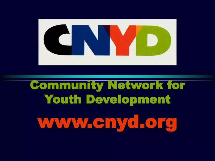 community network for youth development www cnyd org