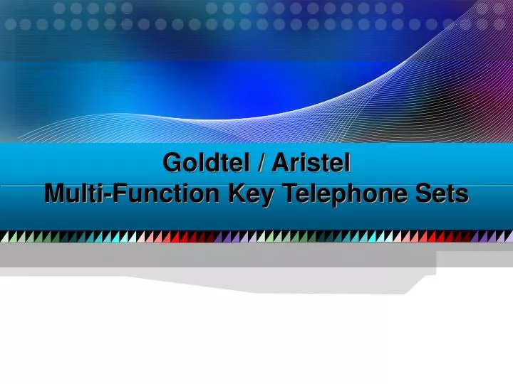 goldtel aristel multi function key telephone sets