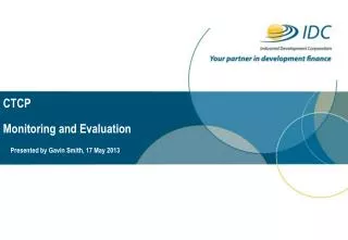 CTCP Monitoring and Evaluation