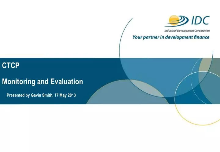 ctcp monitoring and evaluation