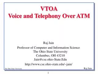 VTOA Voice and Telephony Over ATM