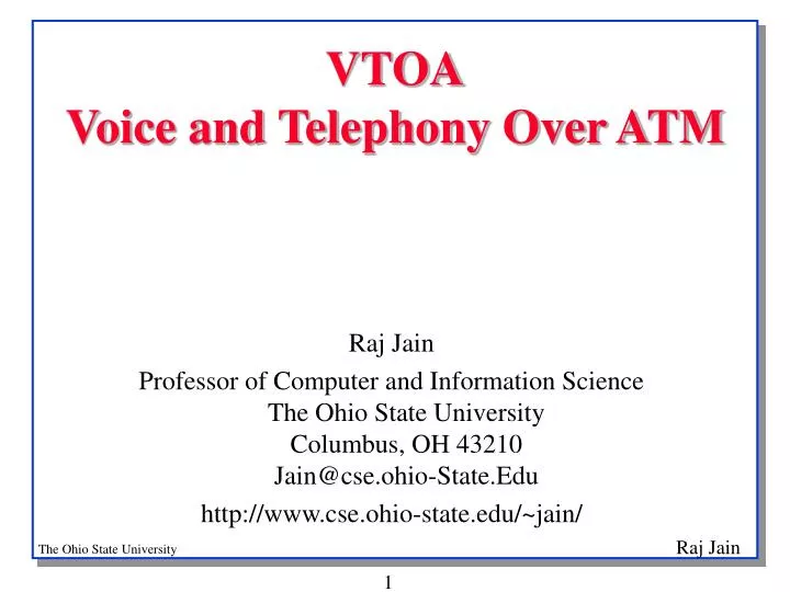 vtoa voice and telephony over atm