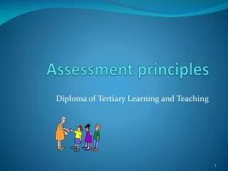 Assessment principles