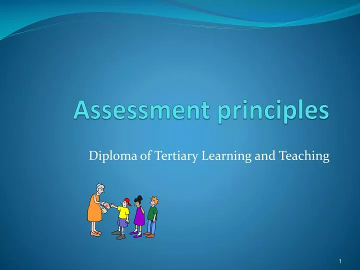 assessment principles
