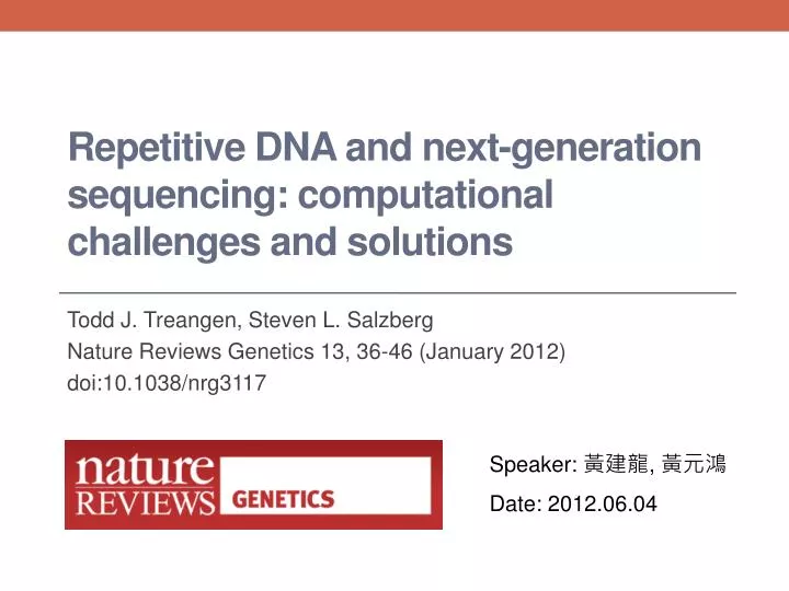 repetitive dna and next generation sequencing computational challenges and solutions