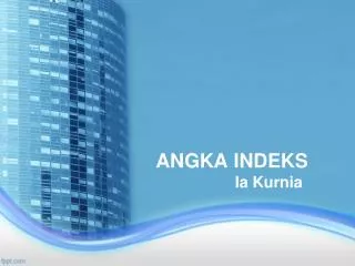 angka indeks