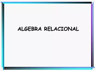 algebra relacional