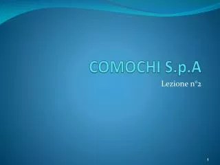comochi s p a