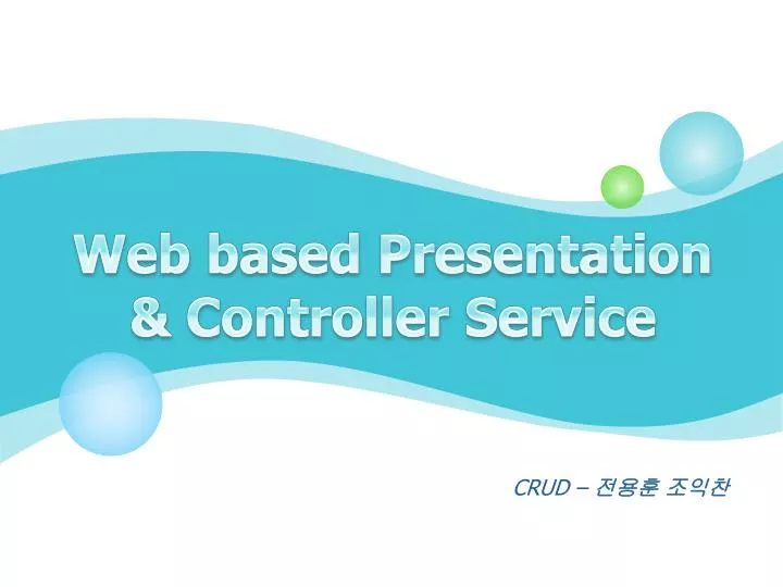web based presentation controller service