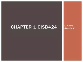 chapter 1 cisb424