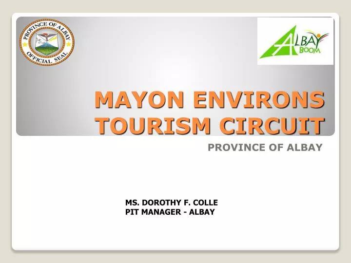 mayon environs tourism circuit