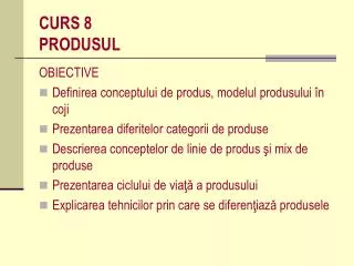 curs 8 produsul