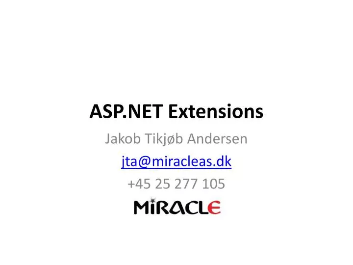 asp net extensions