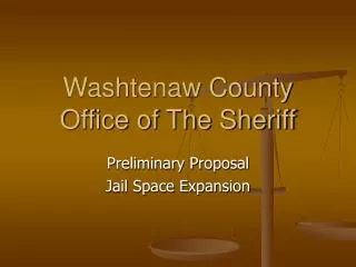 Washtenaw County Office of The Sheriff