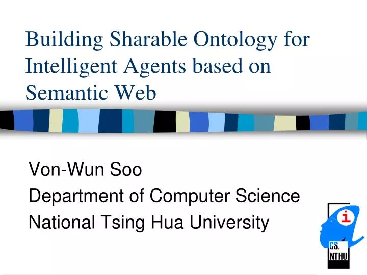building sharable ontology for intelligent agents based on semantic web