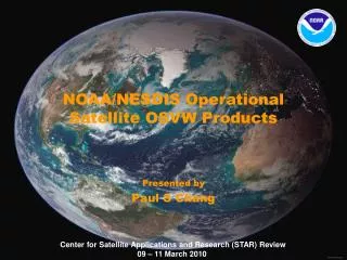 NOAA/NESDIS Operational Satellite OSVW Products