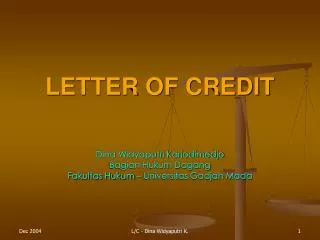 PPT - Exploring Various Types of Letter Of Credit and Their ...