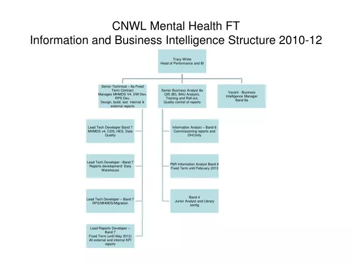 cnwl mental health ft information and business intelligence structure 2010 12