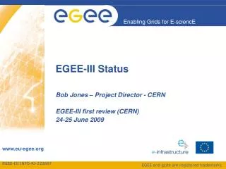 EGEE-III Status