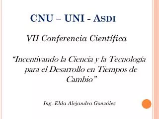 cnu uni asdi