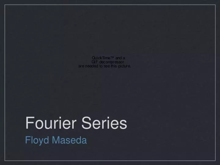 fourier series