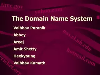 The Domain Name System