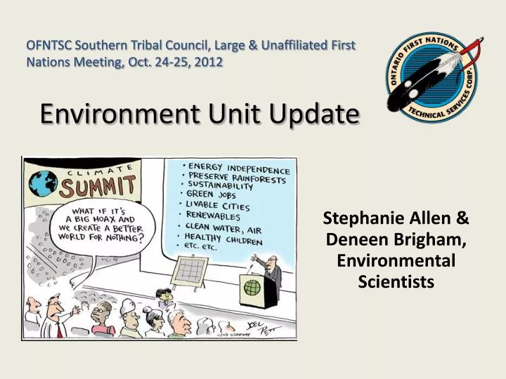 stephanie allen deneen brigham environmental scientists