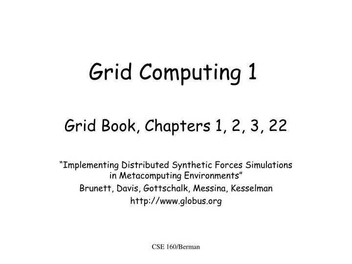 grid computing 1